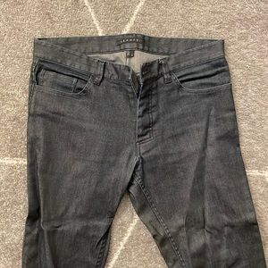 Theory Slim Fit Dark Wash Jeans